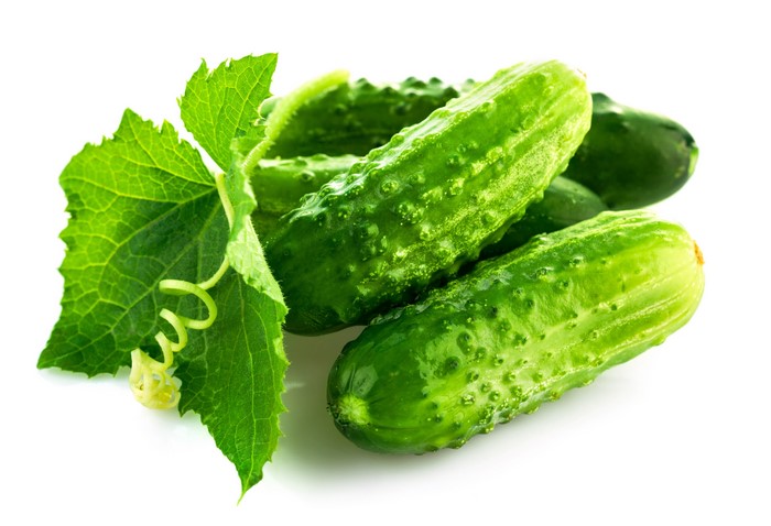 Cucumbers with Foliage