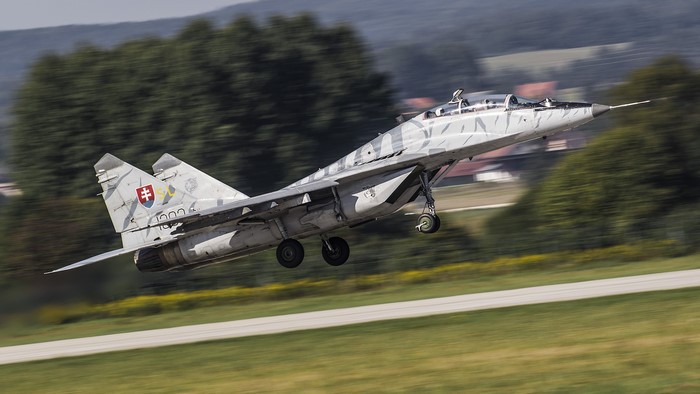 Slovak Air Force Mikoyan MiG-29 Taking Off