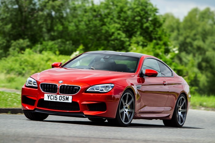 Red 2015 BMW M6 Coupe