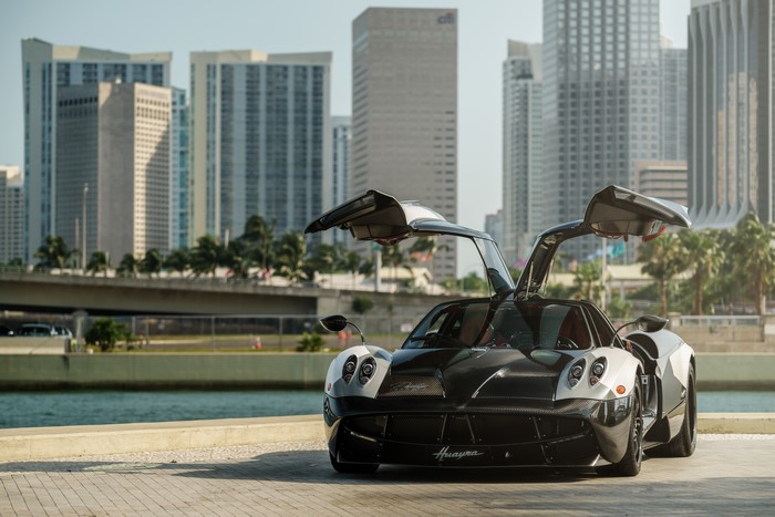 Pagani Huayra with Gullwing Doors in Miami