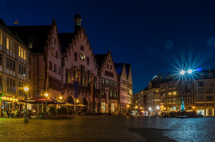 Frankfurt Germany at Night
