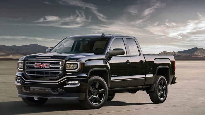 Black 2015 GMC Sierra 1500 Double Cab Truck