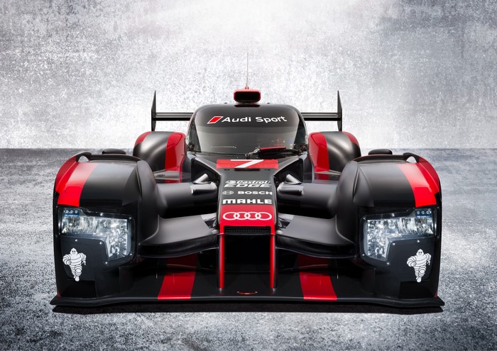 Audi R18 e-tron quattro race car