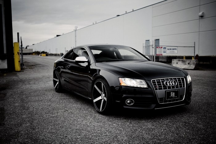 Black Audi S4 Coupe