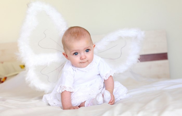 Baby with Angel Wings