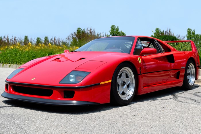 Red Ferrari F40