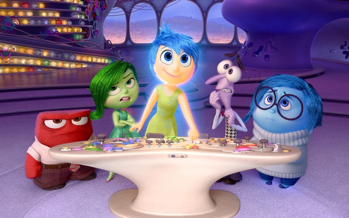 Inside Out Emotions United at Control Console
