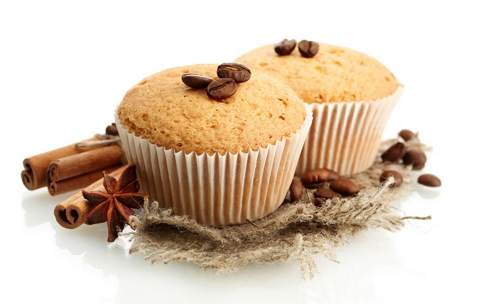 Coffee Muffins with Cinnamon and Star Anise