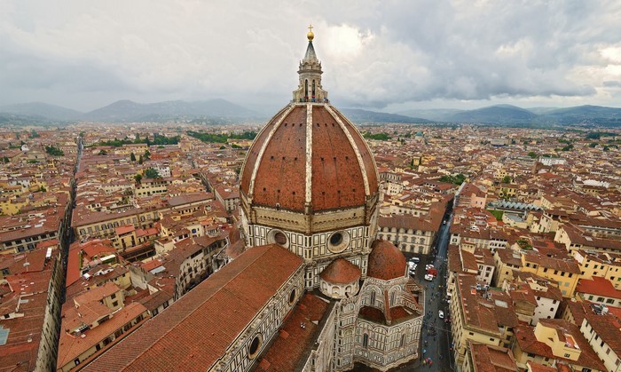 Florence cityscape with Cathedral of Santa Maria del Fiore