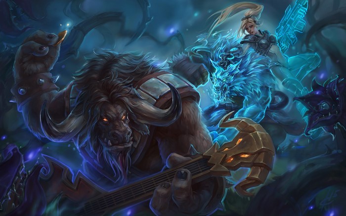 Heroes of the Storm characters in battle