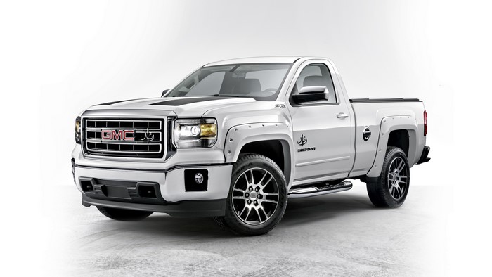 White 2015 GMC Sierra 1500 Double Cab Truck