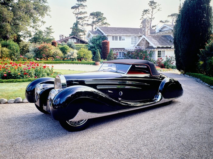 1939 Bugatti Type 57C Cabriolet by VanVooren
