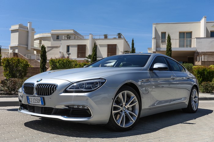 Silver 2015 BMW 640d xDrive Gran Coupe F06