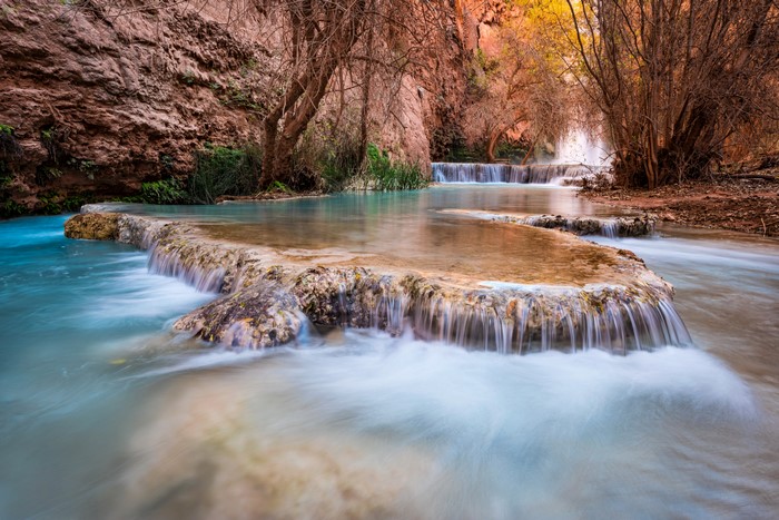 Havasupai Waterfalls in Grand Canyon National Park, Arizona