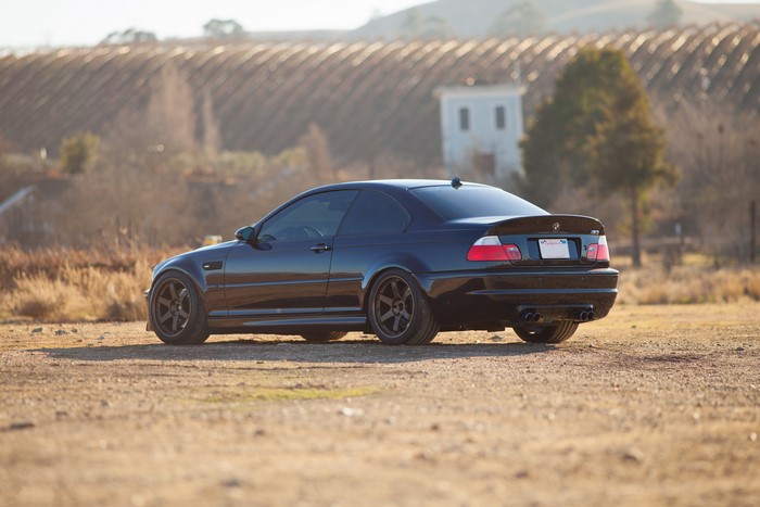 Black BMW M3 E46 Coupe