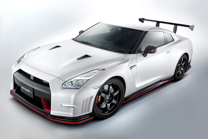 White Nissan GT-R Nismo R35