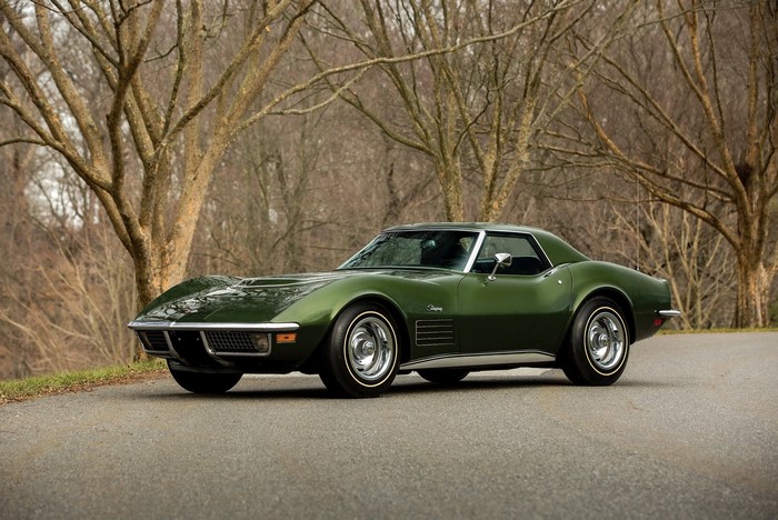 Green 1970 Chevrolet Corvette Stingray Coupe