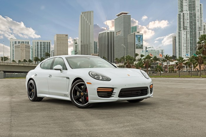 White 2014 Porsche Panamera GTS in Miami