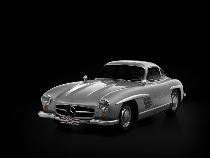 4K 1955 Mercedes-Benz 300 SL (W198) Coupe