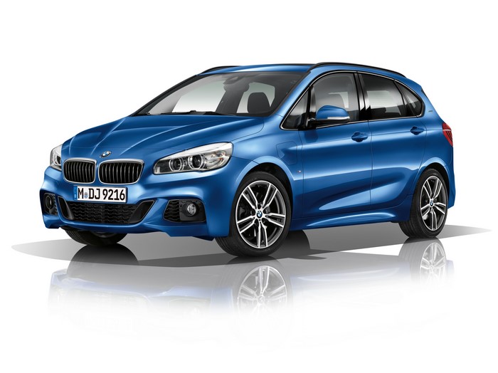 Blue BMW 2 Series Active Tourer F45