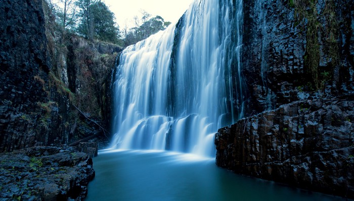 Waterfall at West Ridgley Tasmania Australia