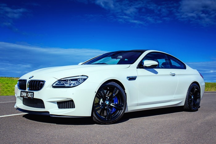 White 2015 BMW M6 Coupe F13