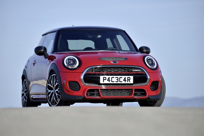 Red Mini Cooper S John Cooper Works F56