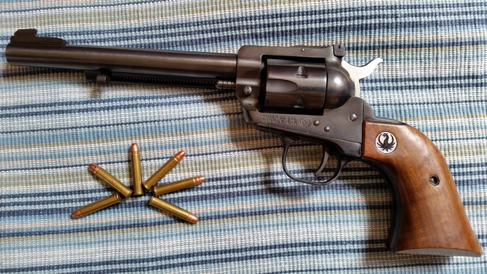 Ruger 22 Cal Single-Six Revolver with Cartridges