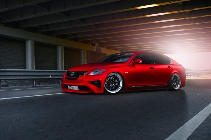 4K Red Lexus GS300