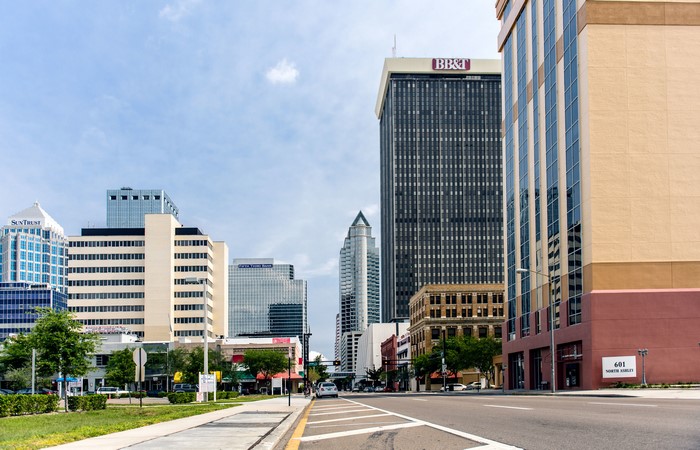 Downtown Tampa Florida Skyline with BB&T Building