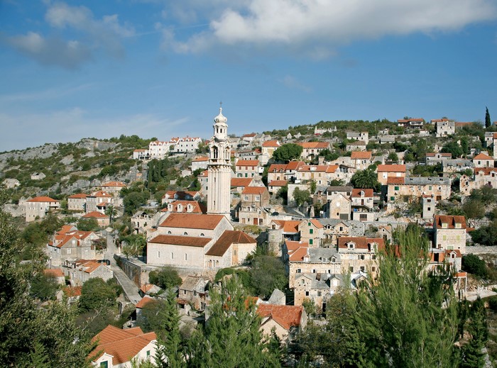 Village on island Brac, Croatia