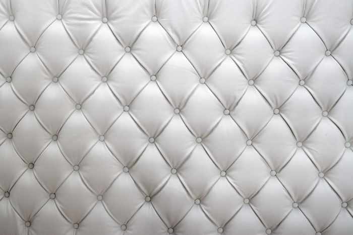 White Tufted Leather Texture