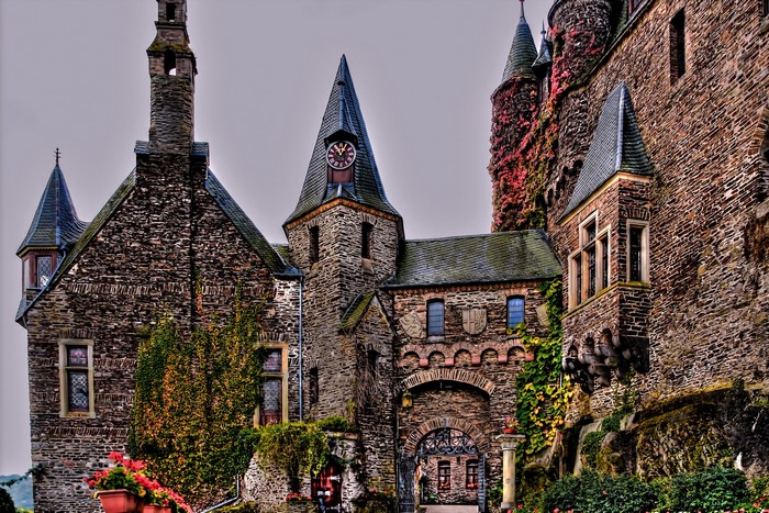 Reichsburg Cochem Castle in Germany