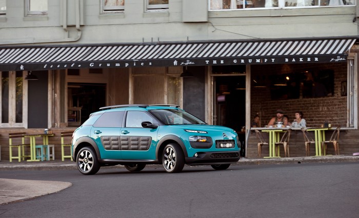 2015 Citroen C4 Cactus parked outside The Grumpy Baker