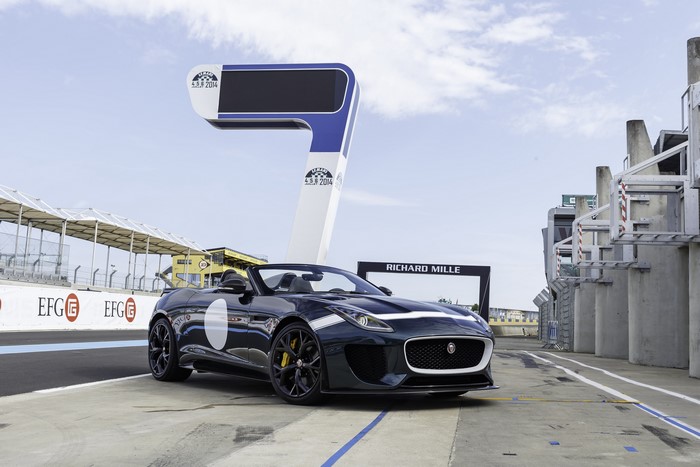 Jaguar F-Type Project 7 at Race Track