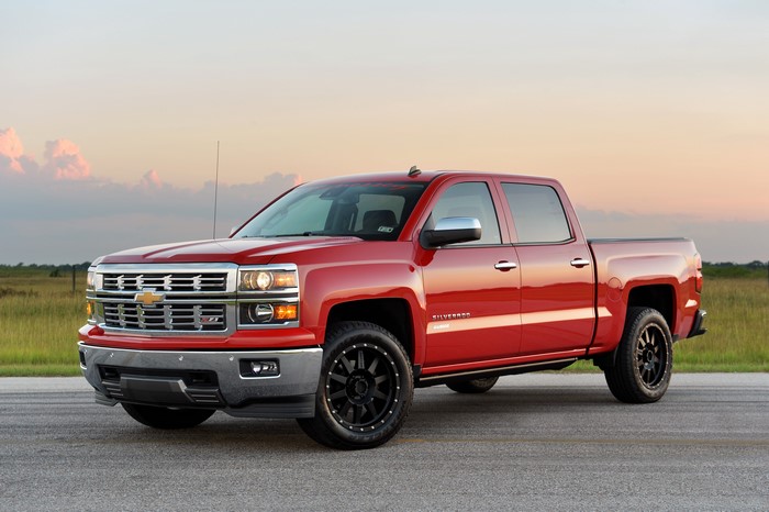 4K 2014 Hennessey Silverado HPE550 Chevrolet Red