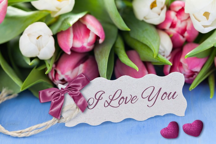 I Love You Tulips