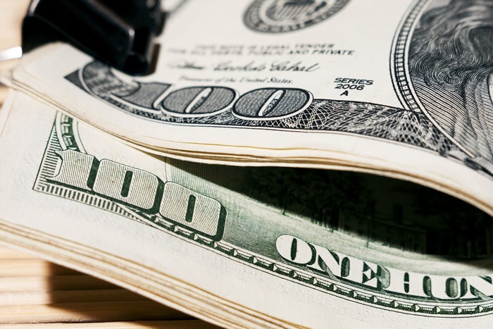 4K 100 Dollar Bills Money