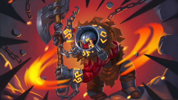 Warrior with Axe and Chains from DOTA 2