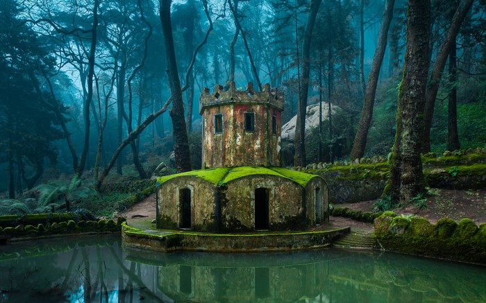 Hobbit's Castle in Sintra, Portugal Forest