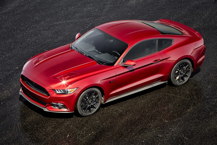 4K Red 2015 Ford Mustang GT