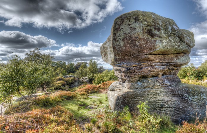 Brimham Rocks Yorkshire United Kingdom HDR