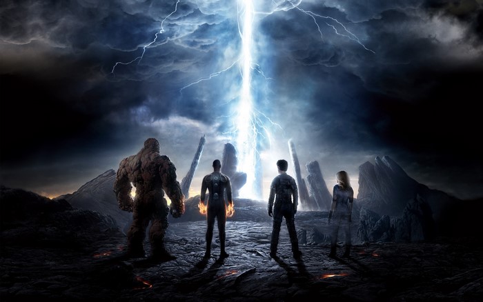 Fantastic Four 2015 Heroes in Lightning Storm