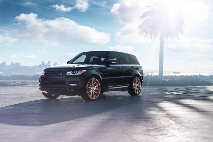 Black Range Rover Sport with Avant Garde Wheels