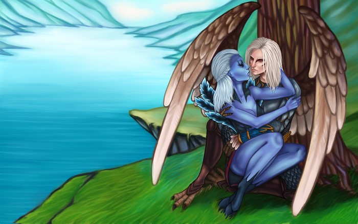 Vengeful Spirit and Skywrath Mage from DOTA 2
