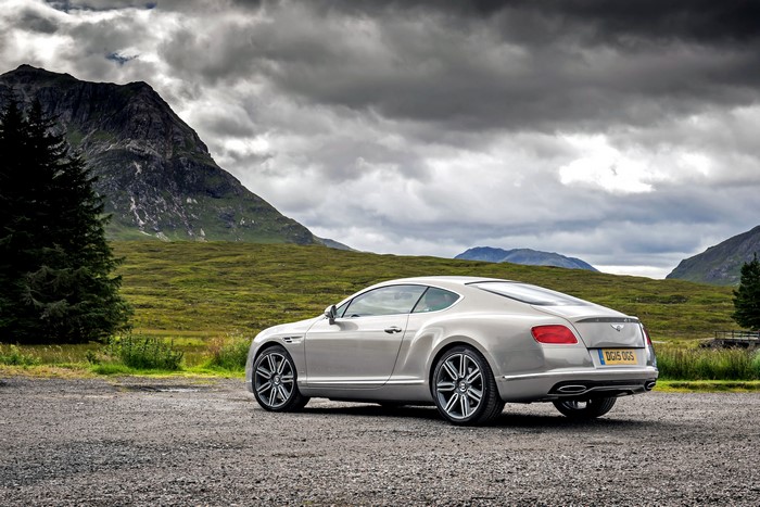 Bentley Continental GT in Scottish Highlands