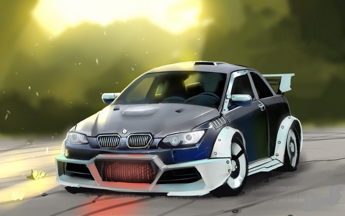 BMW M3 Painting Art