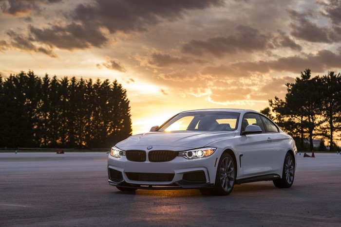White 2015 BMW 435i Coupe ZHP Edition F32