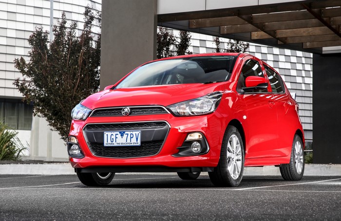 Red 2016 Holden Spark