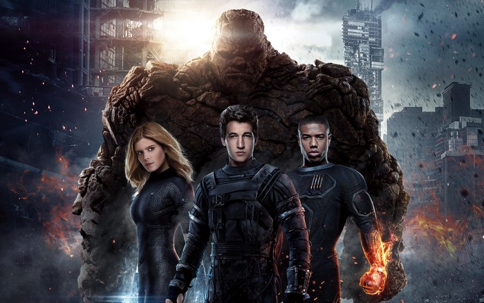 Fantastic Four 2015: The Thing, Invisible Woman, Human Torch, Mr. Fantastic